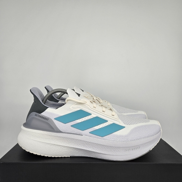 New Adidas UltraBoost 5X White Pure Teal JI3244 Men\'s Running Shoes Size 10.5 main image 6